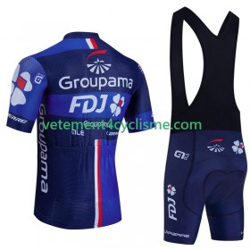 Homme Tenue Cycliste et Cuissard à Bretelles Fdj Groupama 2023